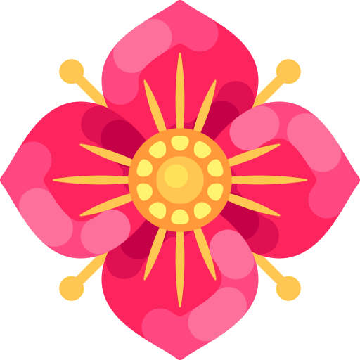 fiori asiatici Special Shine Flat icona