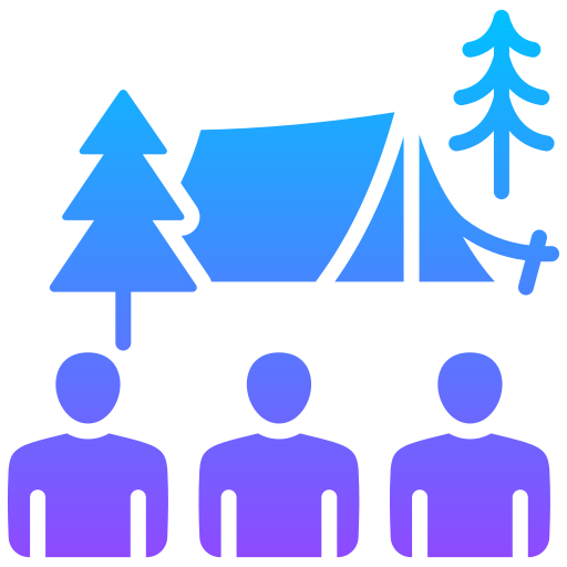 캠핑 Generic gradient fill icon