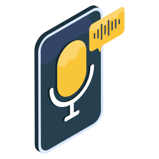 Voice message Generic color fill icon