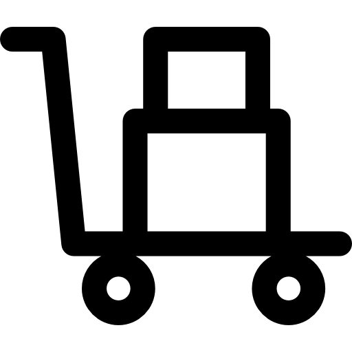 Trolley Curved Lineal icon