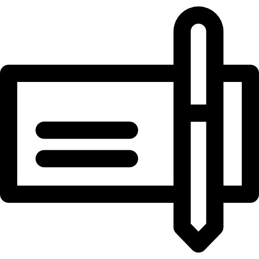チェック Curved Lineal icon