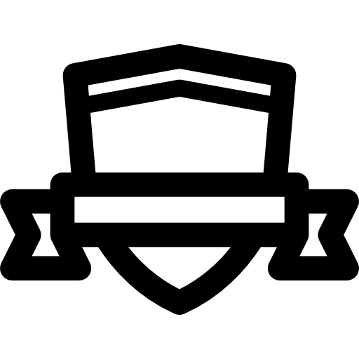 insignia del equipo Curved Lineal icono