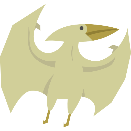 pterosaurus Special Flat icoon