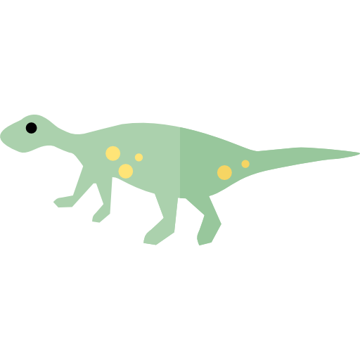 plateosaurus Basic Straight Flat Icône