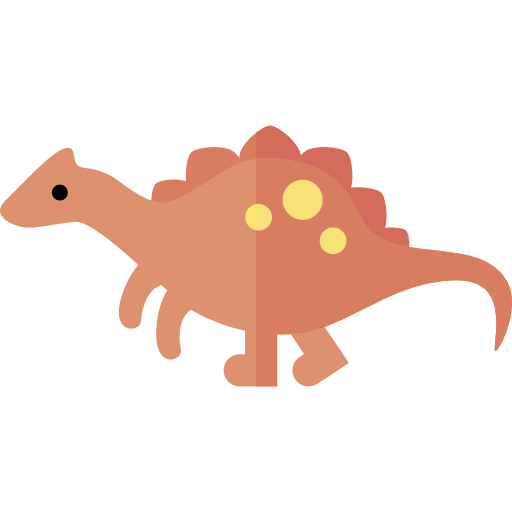 恐竜 Basic Straight Flat icon