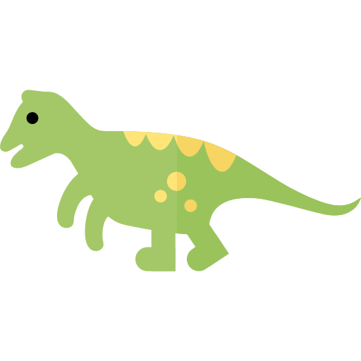 plateosaurus Basic Straight Flat icon