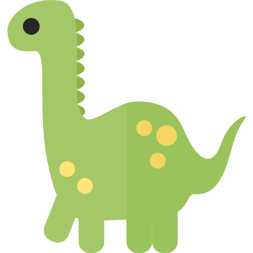 Diplodocus Basic Straight Flat icon