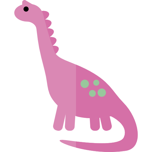 diplodocus Basic Straight Flat icoon