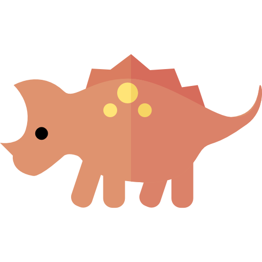 Triceratops Basic Straight Flat icon