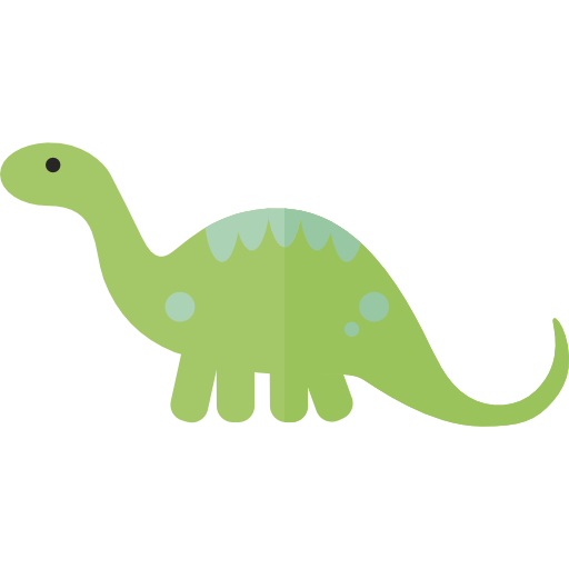 Diplodocus Basic Straight Flat icon
