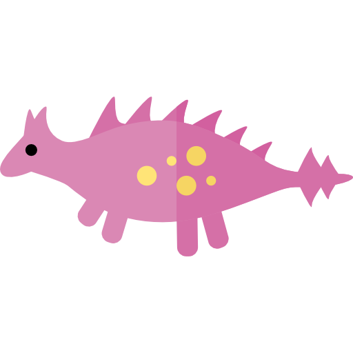 stegosauro Basic Straight Flat icona
