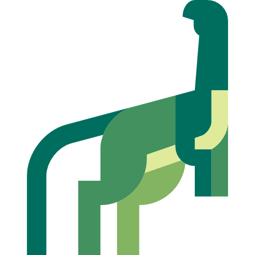 euskelosaurus Basic Straight Flat icono