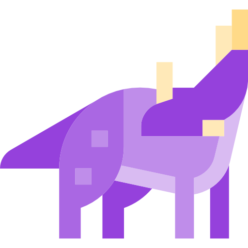 styracosaurus Basic Straight Flat icoon