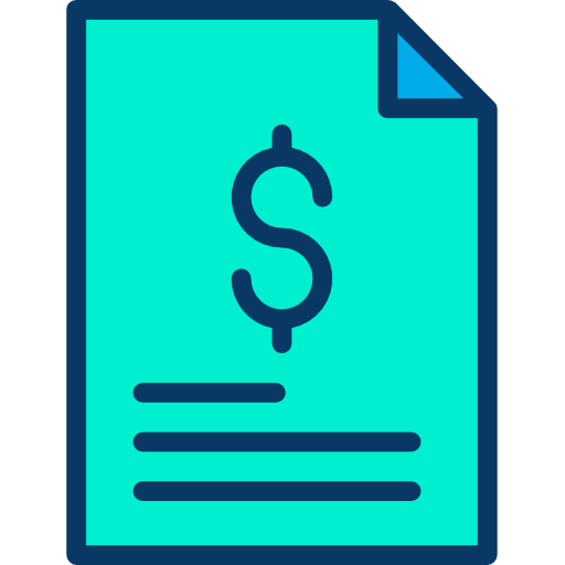 Invoice Kiranshastry Lineal Color icon