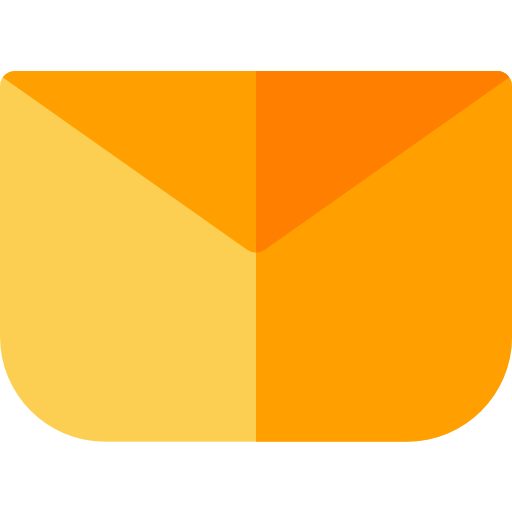 Электронное письмо Basic Rounded Flat иконка