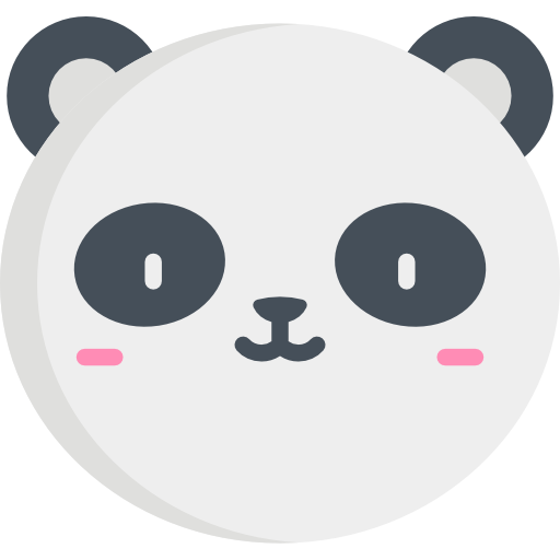 Panda Kawaii Flat icon