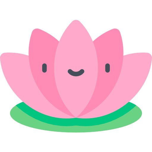 lotus Kawaii Flat icon