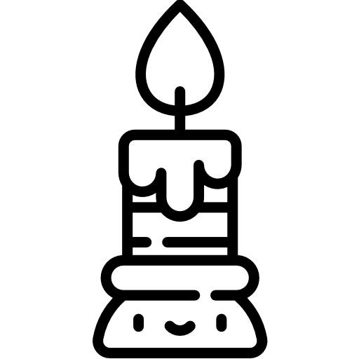 Свеча Kawaii Lineal иконка