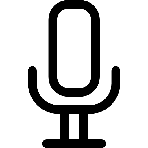 レコーダー Basic Rounded Lineal icon