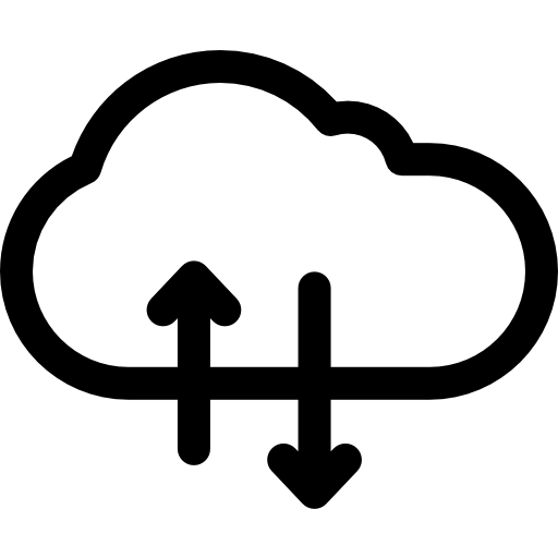 雲 Basic Rounded Lineal icon