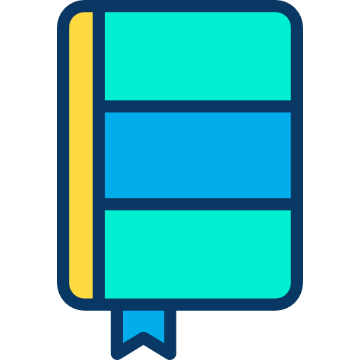 cuaderno Kiranshastry Lineal Color icono