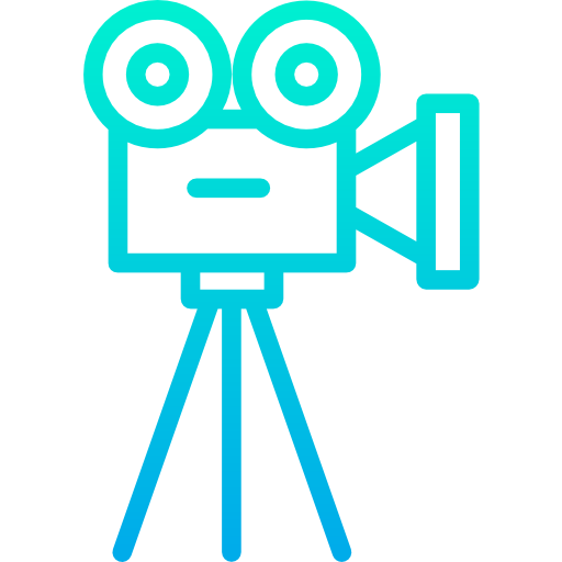 videocamera Kiranshastry Gradient icoon
