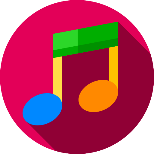 musik Flat Circular Flat icon