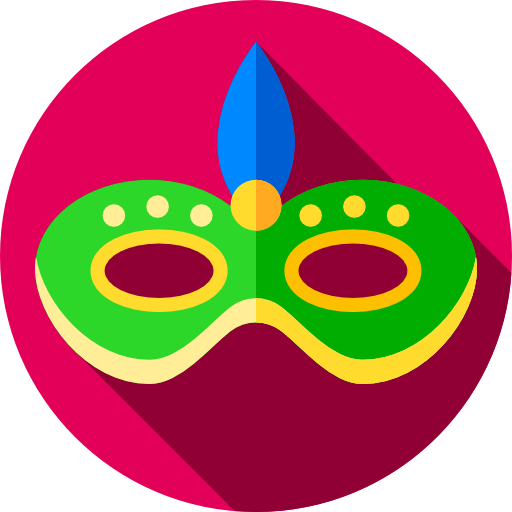 アイマスク Flat Circular Flat icon