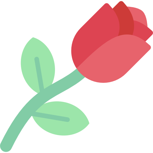 rosa Kawaii Flat icona