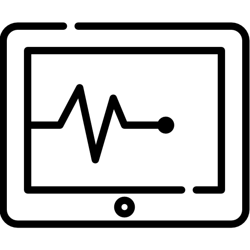 Electrocardiogram Kawaii Lineal icon