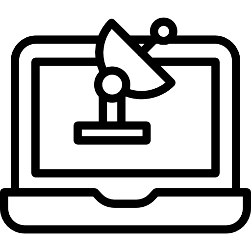 antena parabólica Kiranshastry Lineal icono