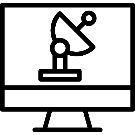 antenna parabolica Kiranshastry Lineal icona