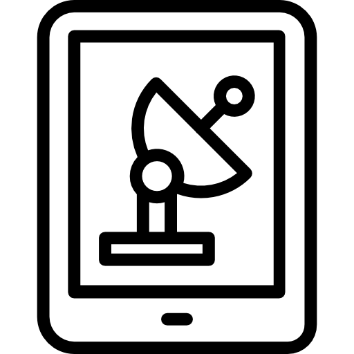 antena parabólica Kiranshastry Lineal icono