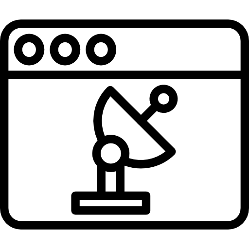 antenna parabolica Kiranshastry Lineal icona