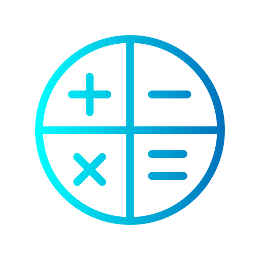 calculatrice Generic gradient outline Icône