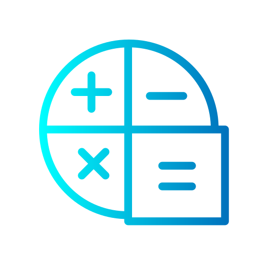 계산자 Generic gradient outline icon