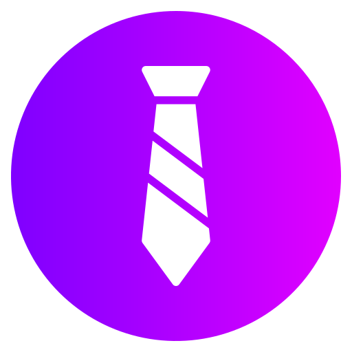 krawat Generic gradient fill ikona