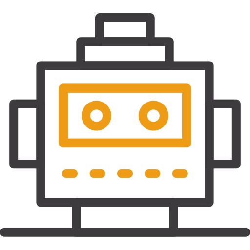 cabeza de robot Generic color outline icono
