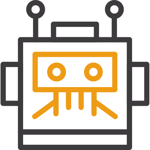 Cyborg Generic color outline icon