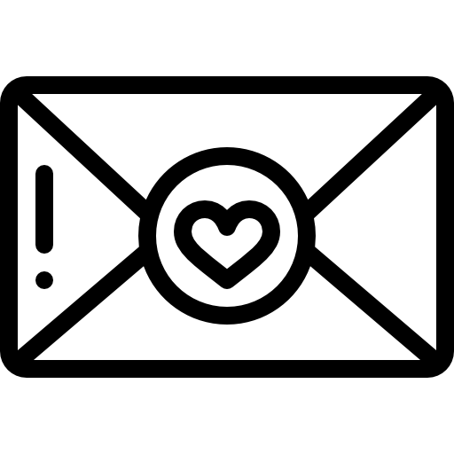 ラブレター Detailed Rounded Lineal icon
