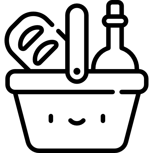 ピクニック Kawaii Lineal icon
