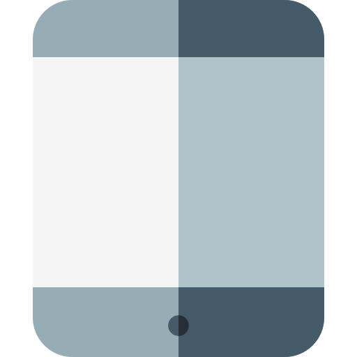 ipad Basic Rounded Flat icono