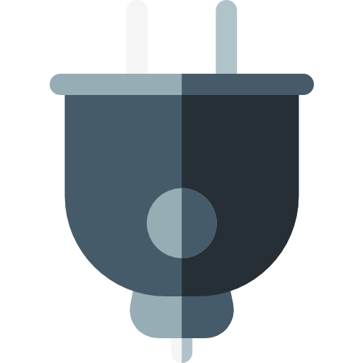 プラグ Basic Rounded Flat icon