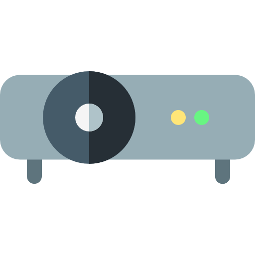 projector Basic Rounded Flat icoon