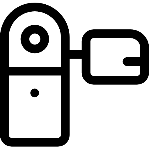 캠코더 Basic Rounded Lineal icon