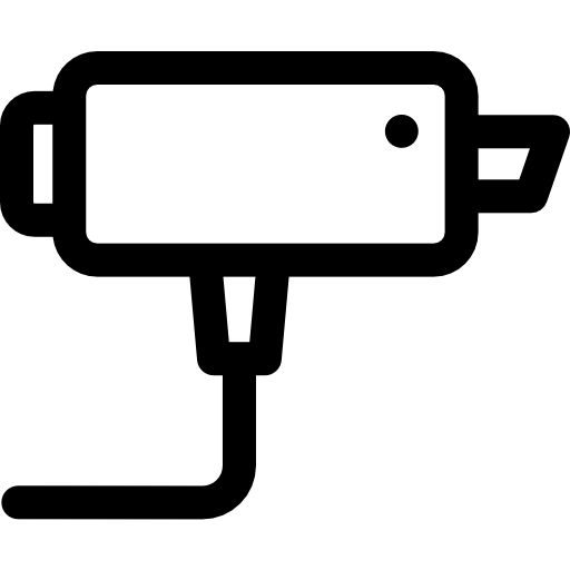 cctvカメラ Basic Rounded Lineal icon