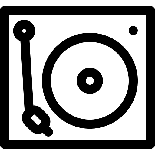 ターンテーブル Basic Rounded Lineal icon