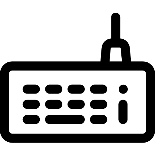 건반 Basic Rounded Lineal icon
