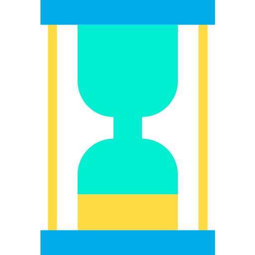 Hourglass Kiranshastry Flat icon