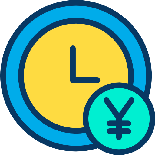 Clock Kiranshastry Lineal Color icon